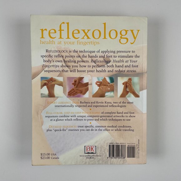 ๐ 3/$25 Reflexology: Health at Your Finger Tips by Barbara & Kevin Kunz - Picture 2 of 9